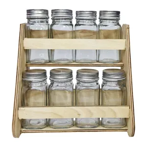 جای ادویه 8 پارچه مدل ایستاده به همراه استند