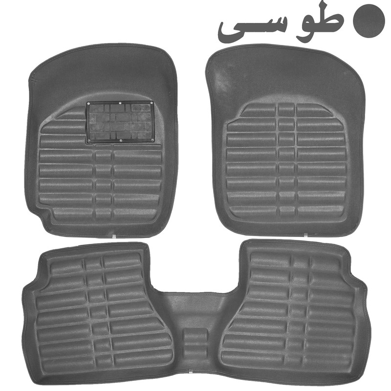 کفپوش سه بعدی خودرو مدل A-h مناسب برای پراید هاچبک