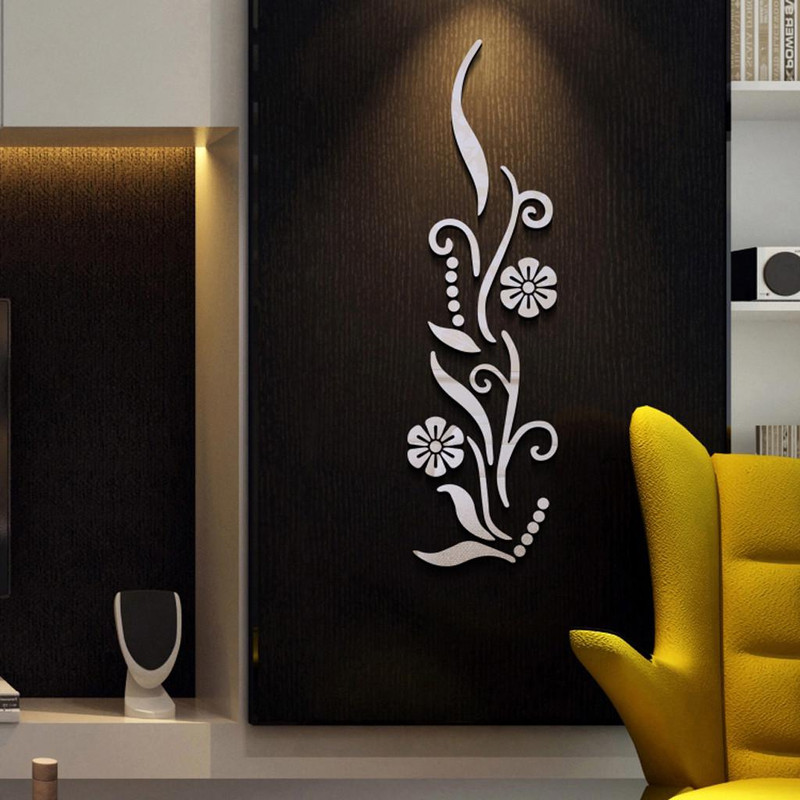 آینه طرح گل کد R1