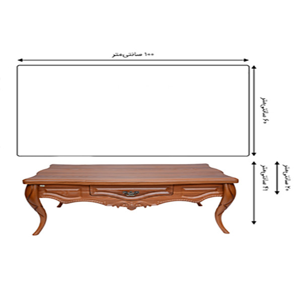 میز جلومبلی مدل باراش مدل پیچک