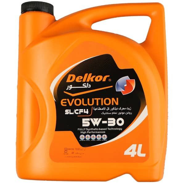 روغن موتور خودرو دلکور 5w30 حجم 4 لیتر