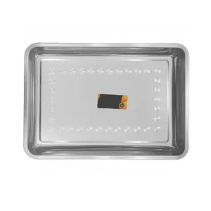 سینی بدون دسته طرح گل کد MR-01 سایز 50x35 سانتی متر