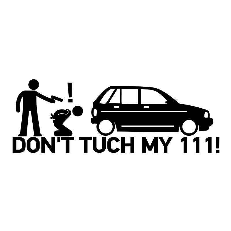 برچسب بدنه خودرو طرح Dont Tuch My Pride 111 کد MT-B346 