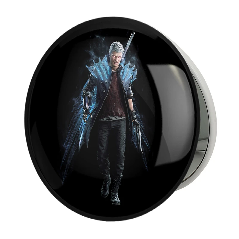 آینه جیبی خندالو طرح بازی دویل می کرای Devil May Cry مدل تاشو کد 30233