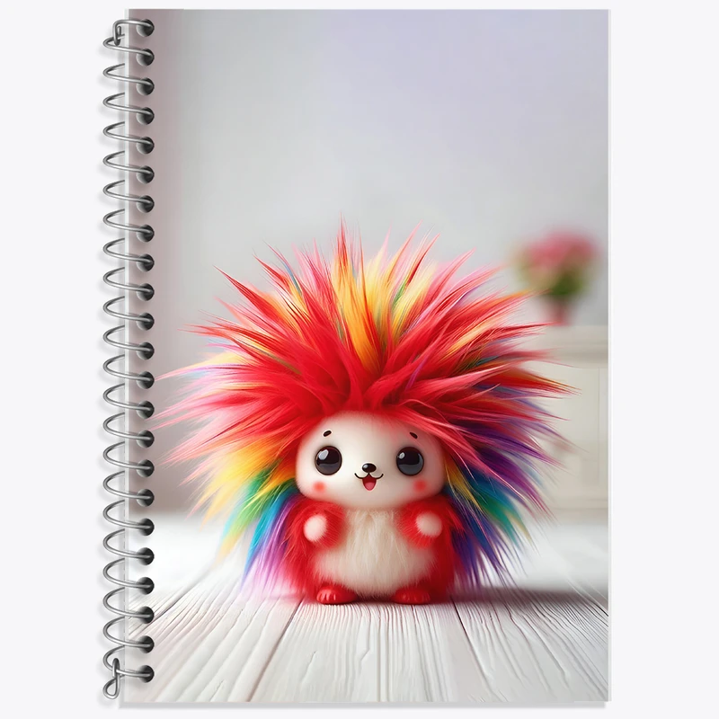 دفتر نت موسیقی 50 برگ خندالو طرح جوجه تیغی کیوت کد F6638