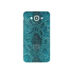 MAHOOT Blue Snake Skin Cover Sticker for Samsung Galaxy J7 Core