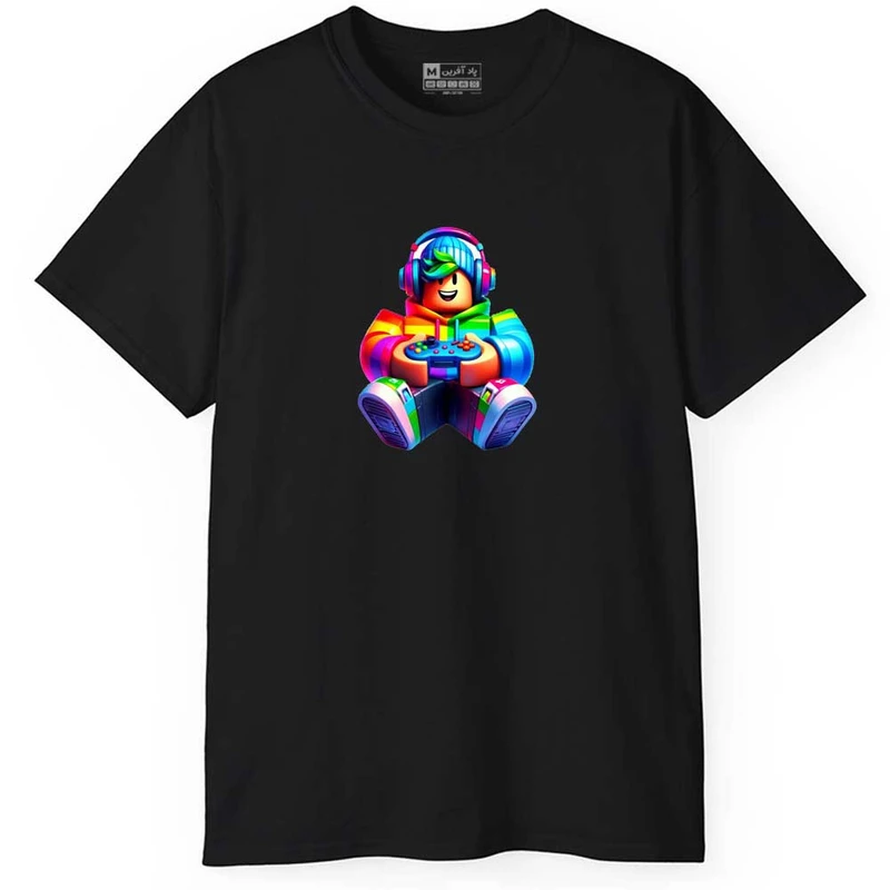 تی شرت آستین کوتاه مردانه پاد آفرین مدل لگو کد 0645