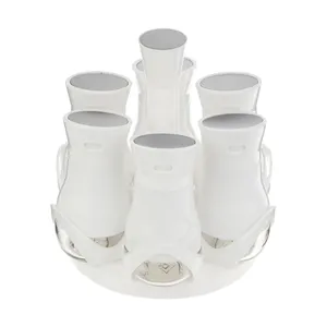 ست 7 پارچه جا ادویه پارس بلور مدل مارین گردان 