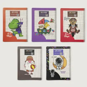 دفتر شطرنجی 50 برگ اسپادانا مدل ریز کد 58116789 مجموعه 5 عددی