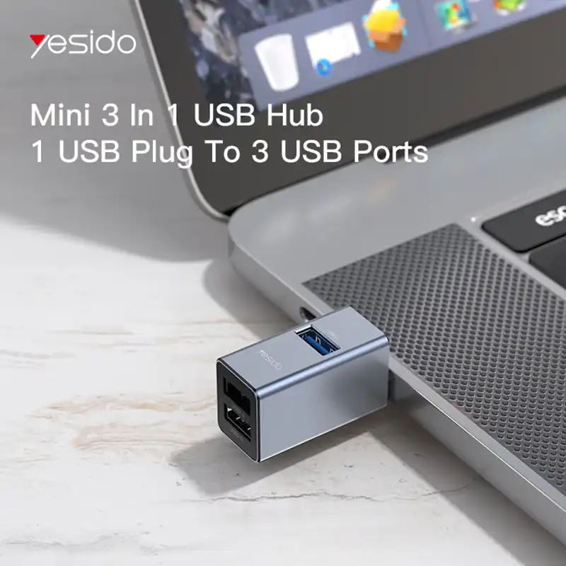 هاب 3 پورت USB یسیدو مدل HB14