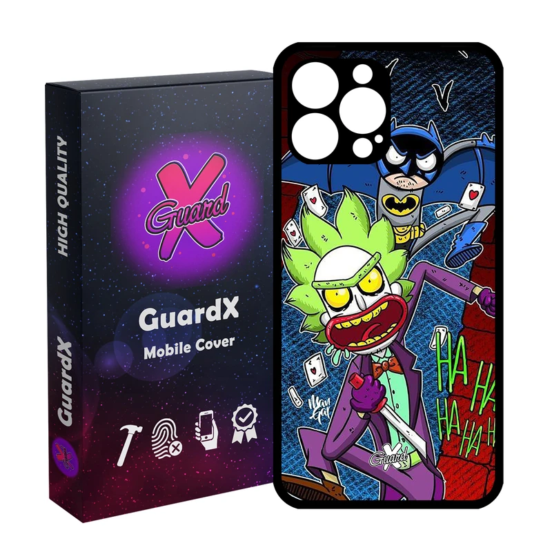 کاور گارد ایکس طرح Rick and Morty مدل Glass10154 مناسب برای گوشی موبایل اپل iPhone 13 Pro Max