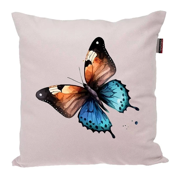 کوسن فانتزی مدل فانتزی طرح پروانه کد 0596