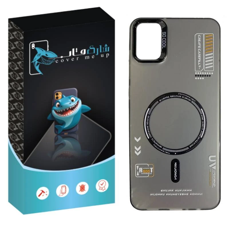 کاور شارک قاب مدل SO COOL طرح UV مناسب برای گوشی موبایل سامسونگ Galaxy A51