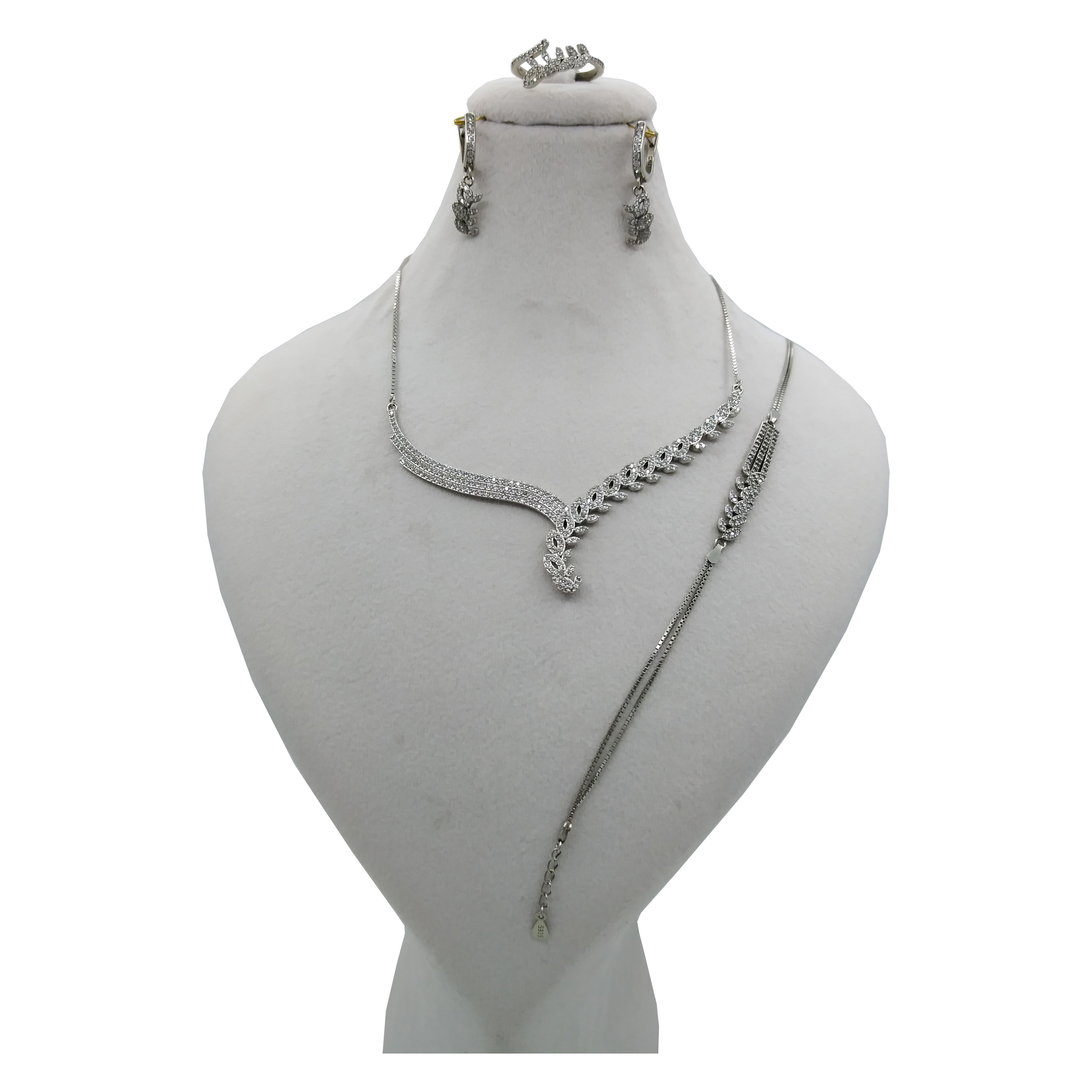 ست نقره زنانه کد 4022