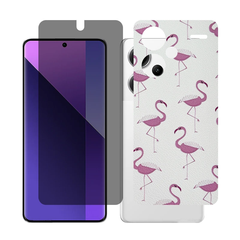 محافظ صفحه نمایش حریم شخصی گلس مدل Together مناسب برای گوشی موبایل شیائومی Redmi Note 13 Pro Plus به همراه برچسب پوششی پشت گوشی