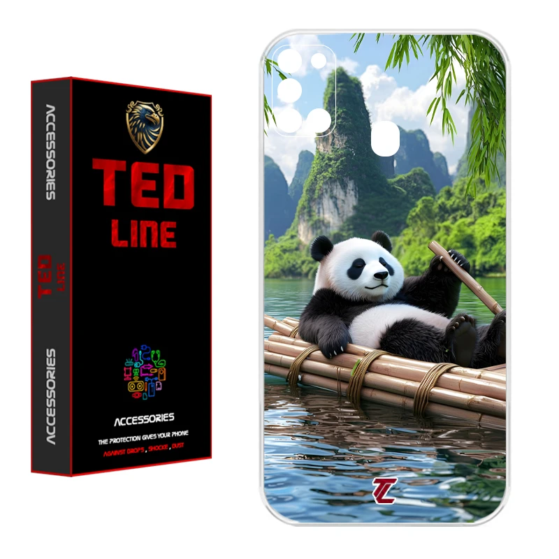 کاور تدلاین طرح پاندا کد 1162 مناسب برای گوشی موبایل سامسونگ Galaxy A21S