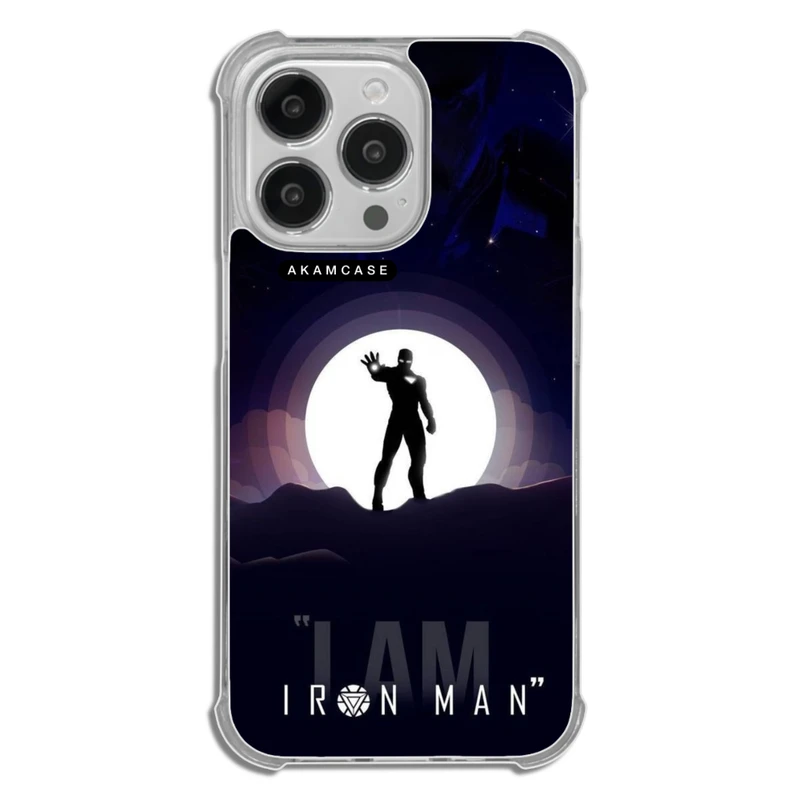 کاور آکام مدل AMCWTA13PRO-IRON MAN9 مناسب برای گوشی موبایل اپل iPhone 13 Pro