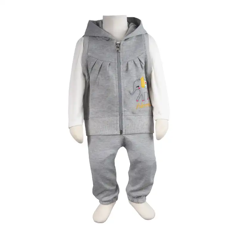 ست 3 تکه لباس نوزادی آدمک مدل فیل کد 32250