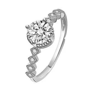 انگشتر نقره زنانه گالری شمرون مدل RNG590S0