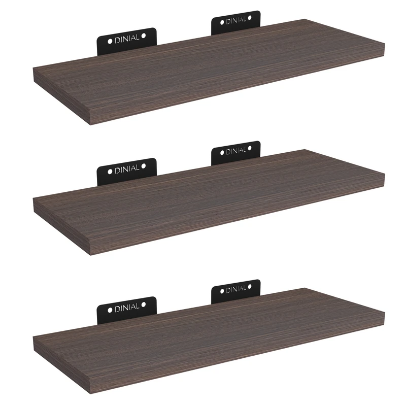 شلف دیواری دینیال مدل هرمی کد DN4015 مجموعه سه عددی