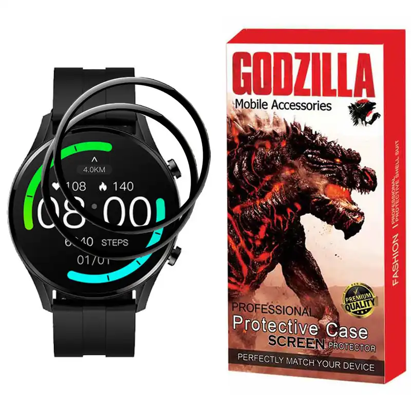 محافظ صفحه نمایش گودزیلا مدل G-PMMA مناسب برای ساعت هوشمند ایمیلب W12 بسته 2 عددی