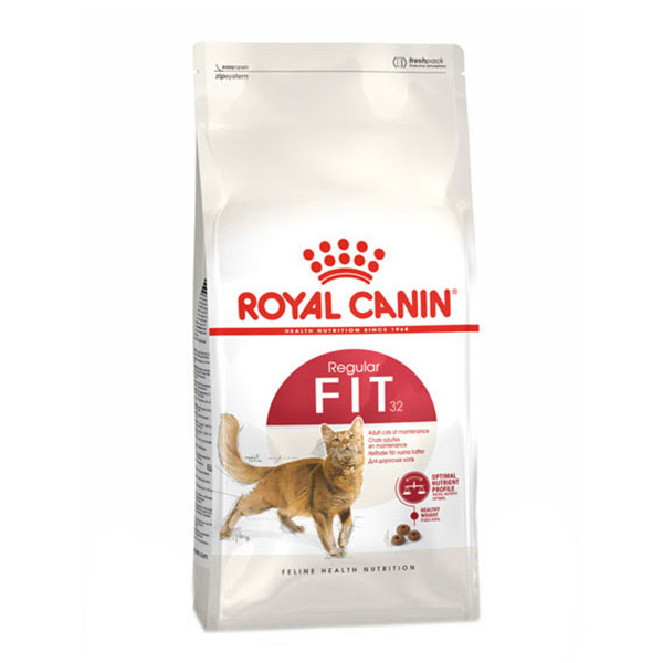 غذا خشک گربه رویال کنین مدل regular fit 32 وزن 10 کیلوگرم
