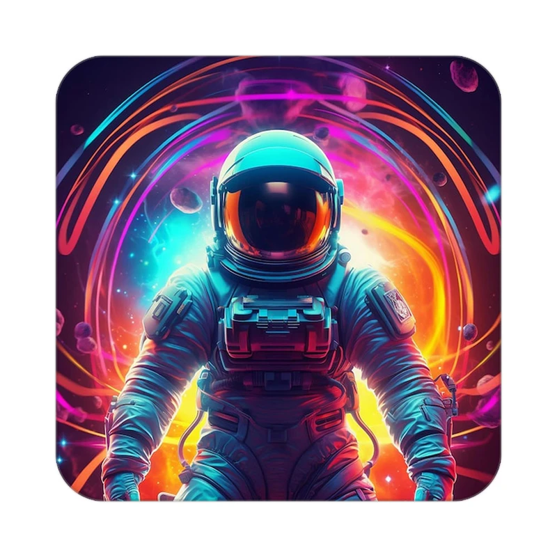 زیر لیوانی کاکتی طرح فضانورد مدل mp46101