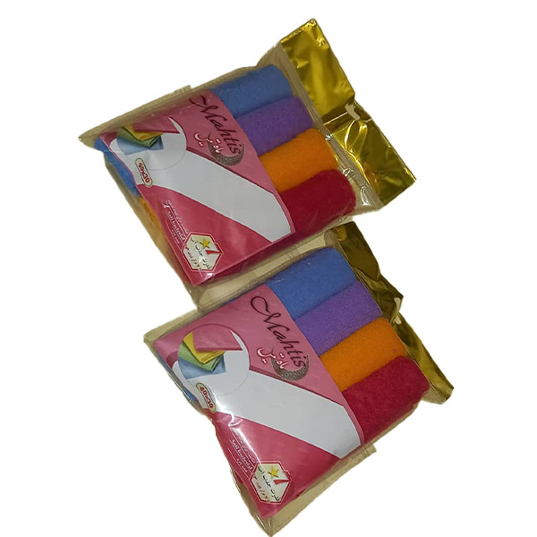 دستمال نظافت خودرو ماه تیس مدل ZX45  بسته 4 عددی