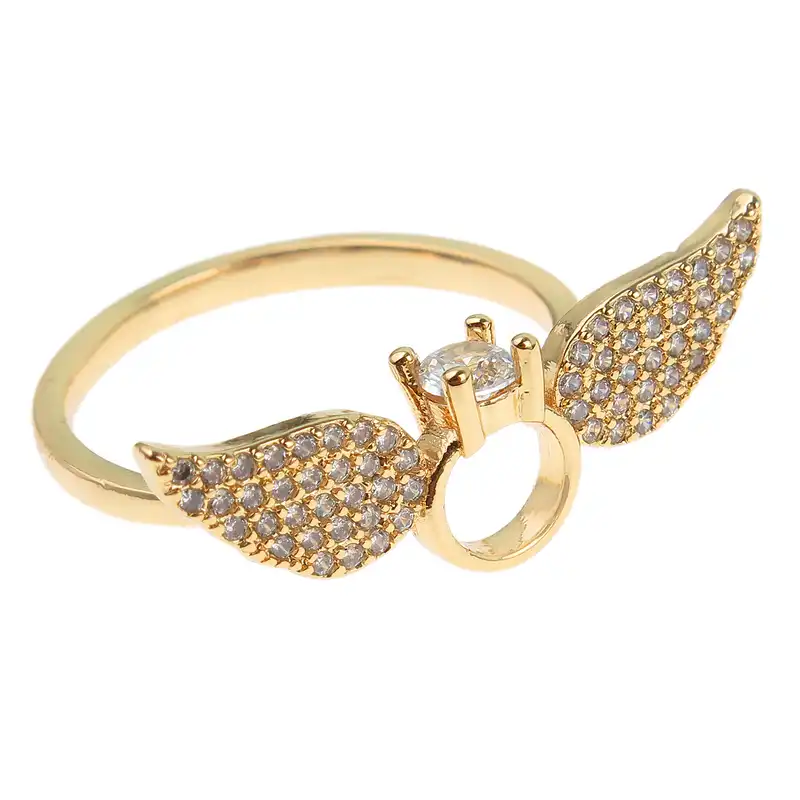 انگشتر زنانه وای اس ایکس مدل حلقه بال دار کد 147239