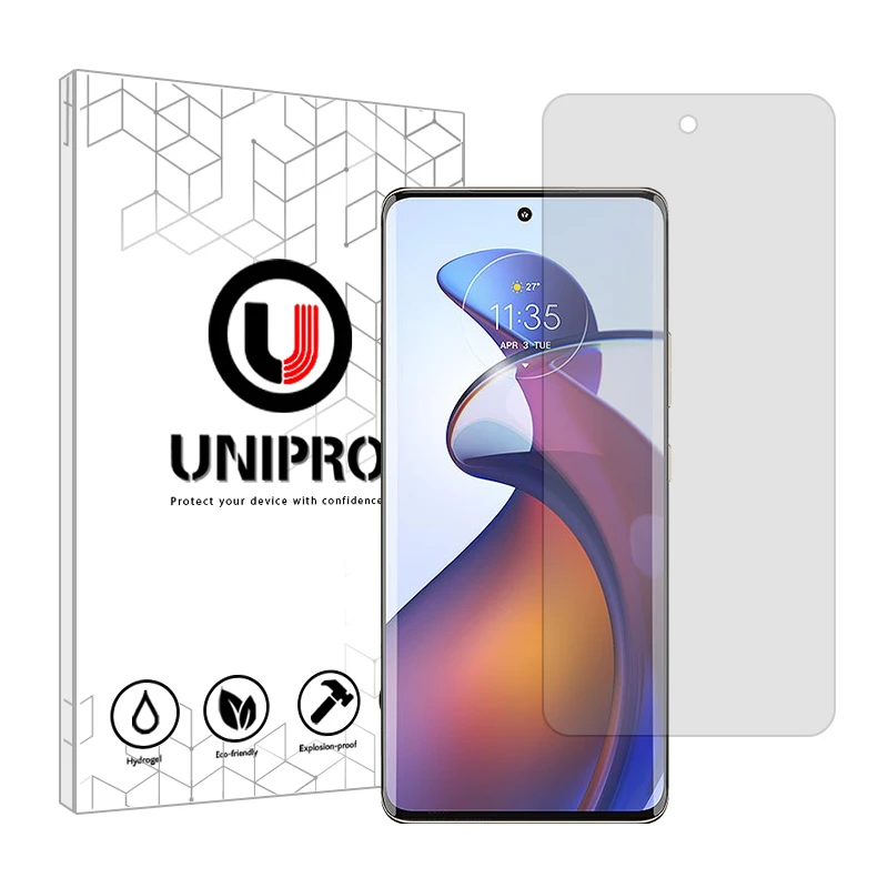 محافظ صفحه نمایش شفاف یونی پرو مدل Explosion Proof مناسب برای گوشی موبایل موتورولا Edge 30 Fusion