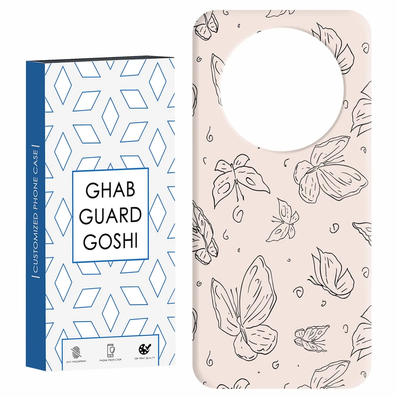 کاور قاب گارد گوشی طرح پروانه کد Dimo-238 مناسب برای گوشی موبایل شیائومی Redmi A3 