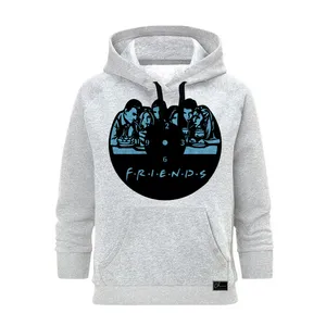 هودی زنانه مدل Friends کد A07 رنگ طوسی