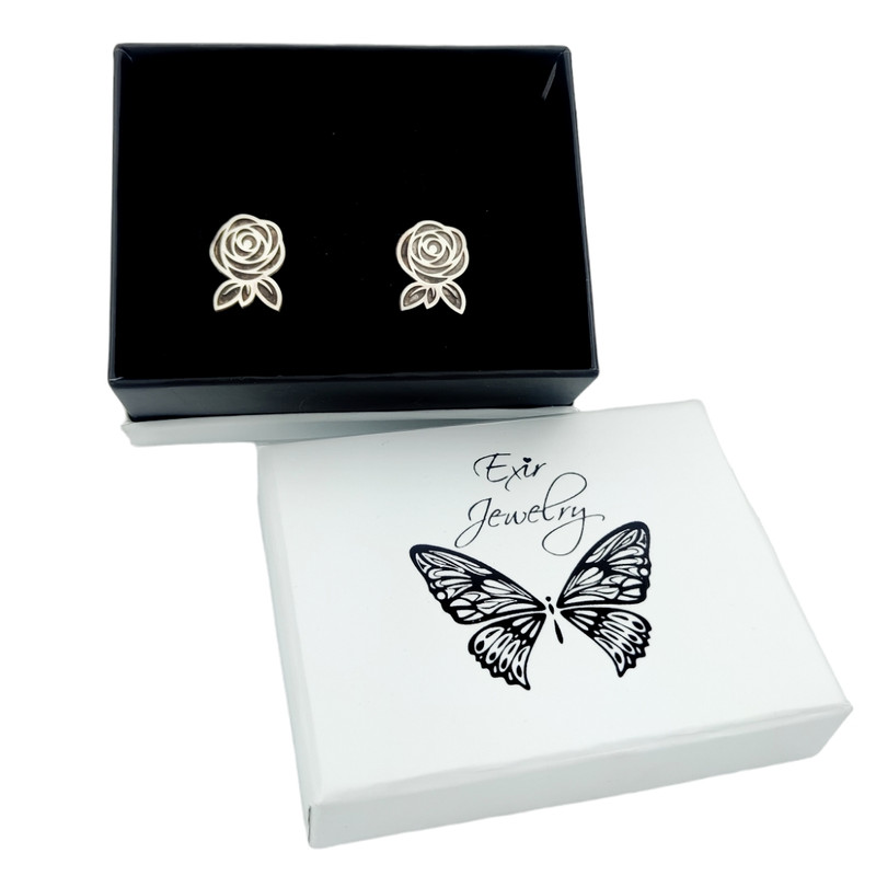 گوشواره نقره زنانه طرح گل گوشواره نقره زنانه طرح گل