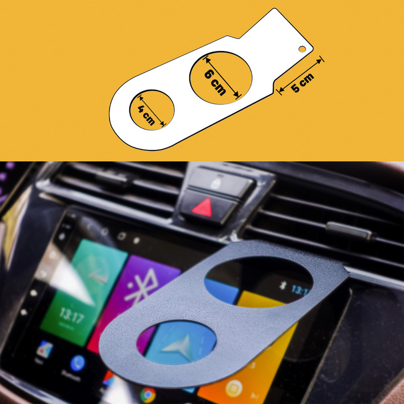جا لیوانی فلزی خودرو لوادا پلاس مدل CAR GO 