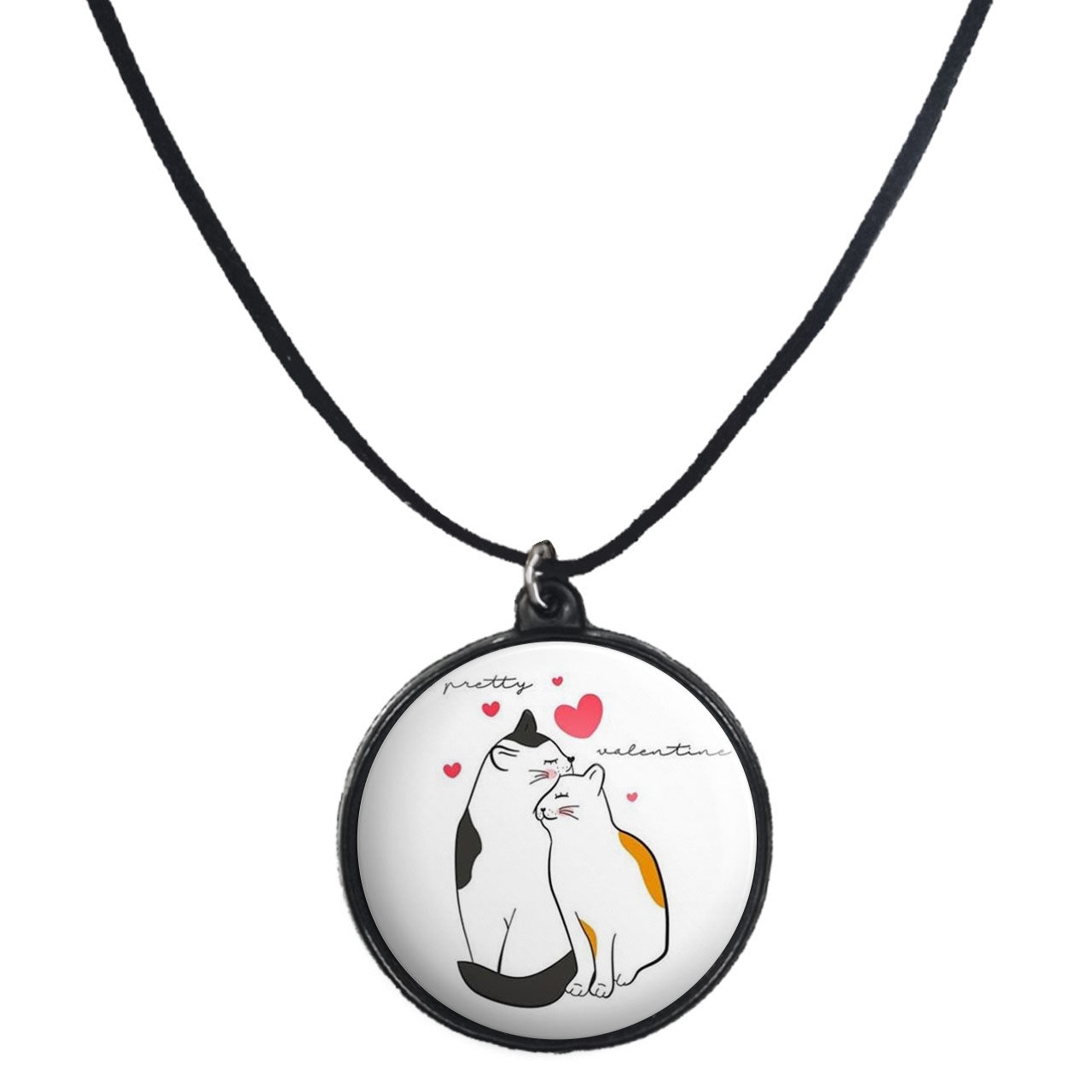 گردنبند پرمانه طرح عاشقانه کد pmb.5308 مدل دو طرفه