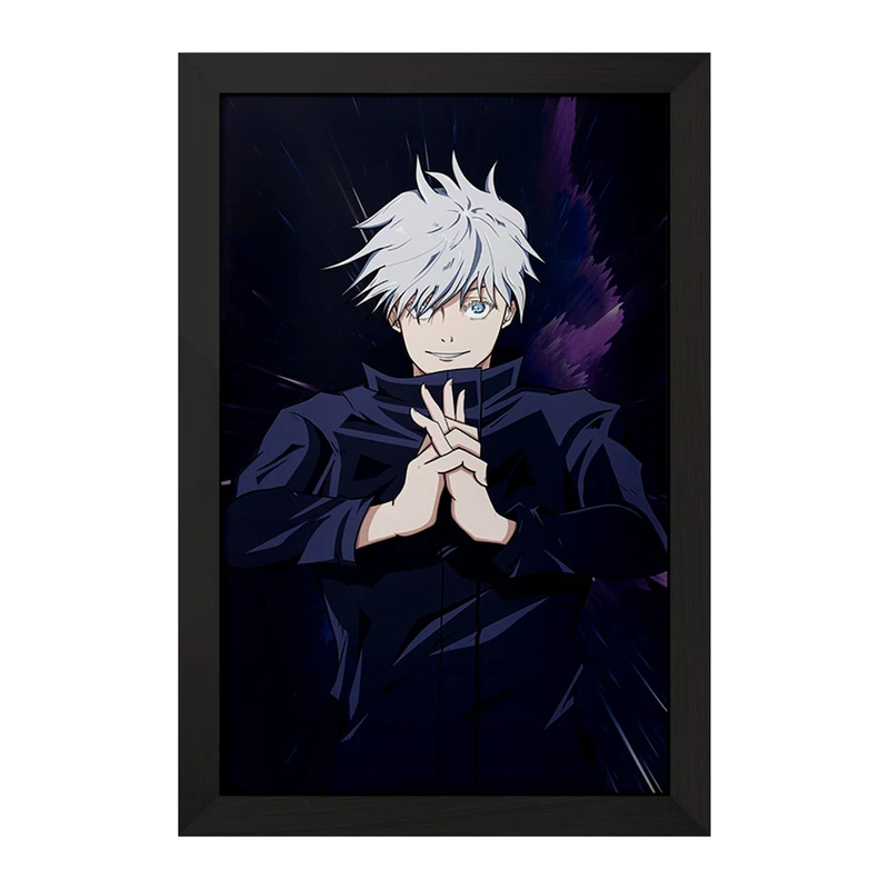 تابلو خندالو مدل گوجو ساتورو انیمه جوجوتسو کایزن کد F754