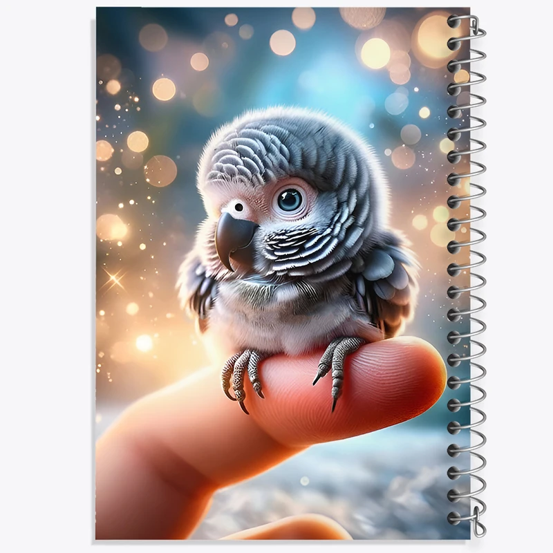 دفتر لیست خرید 50 برگ خندالو طرح طوطی کوچولو کد F7519