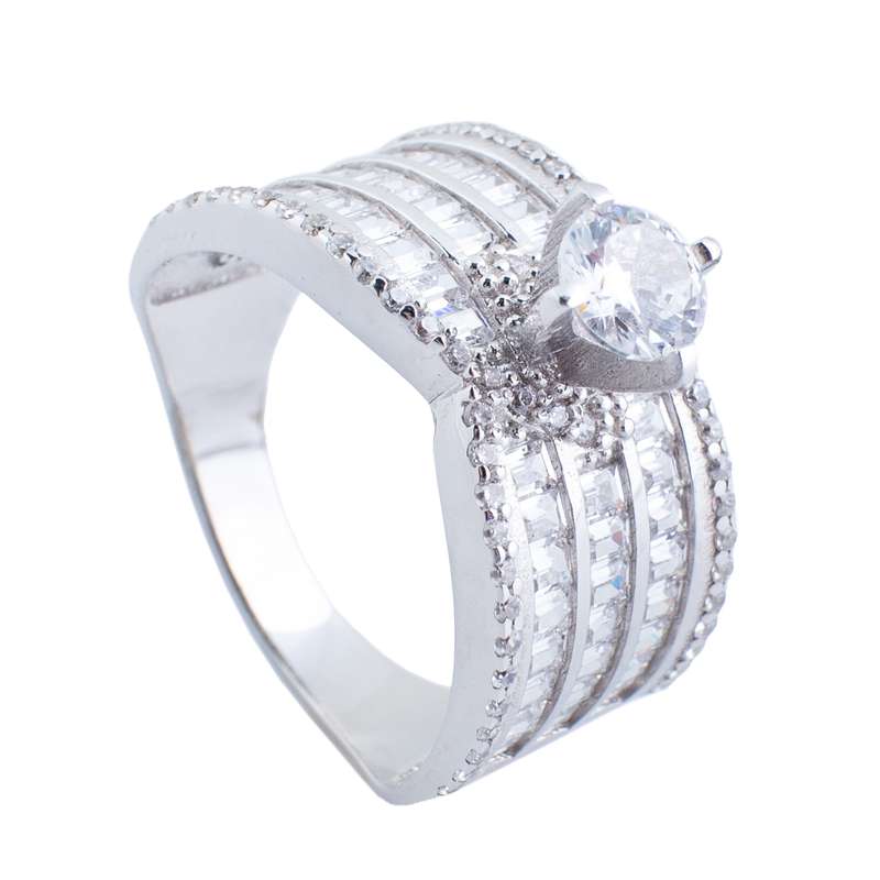 انگشتر نقره زنانه مدل AMT_R112