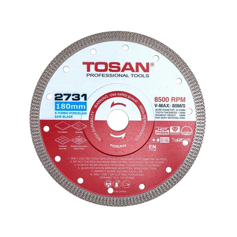 صفحه برش سرامیک توسن مدل t2730 سایز 115 میلی متر