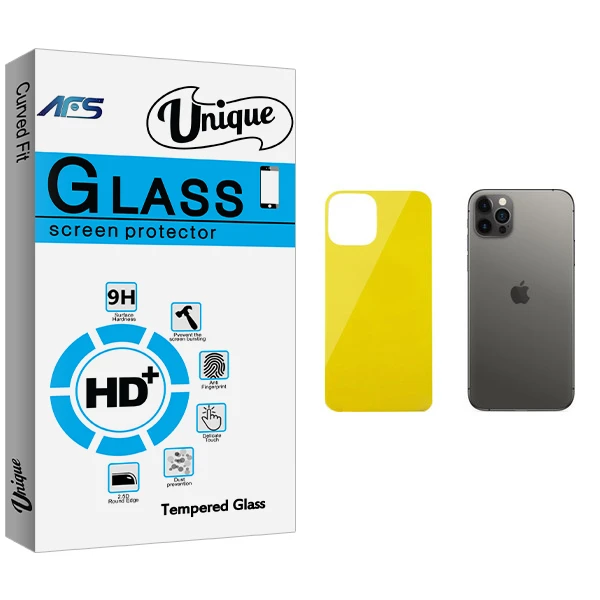 محافظ پشت گوشی ای اف اس مدل Unique Glass مناسب برای گوشی موبایل اپل iPhone 12 Pro