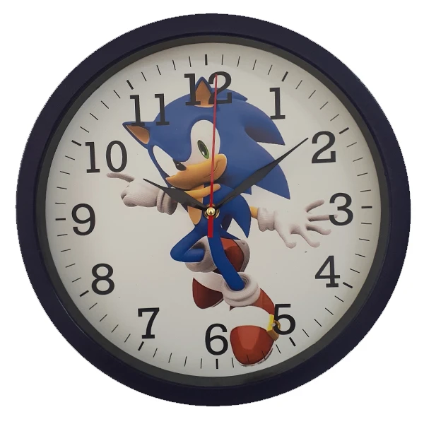 ساعت دیواری کودک مدل سونیک کد 40237