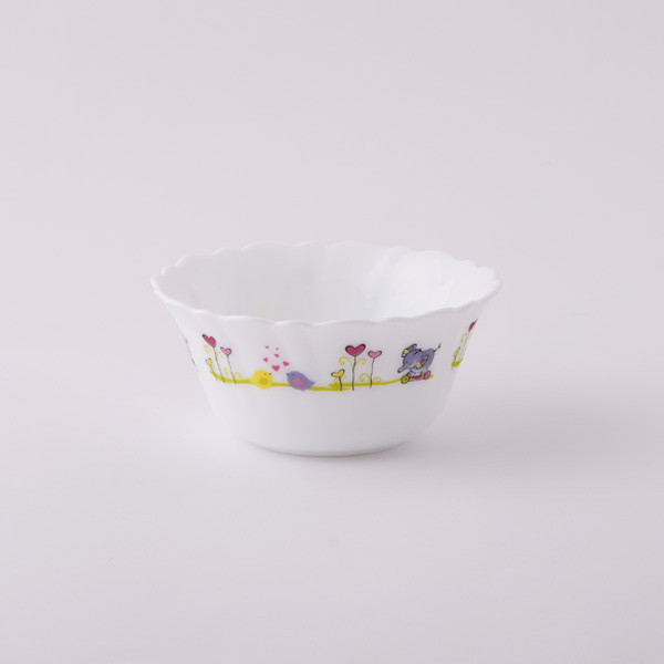 سرویس غذاخوری 5 پارچه کودک پارس اوپال طرح خرگوش