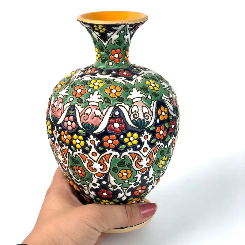 گلدان میناکاری مدل بلونی