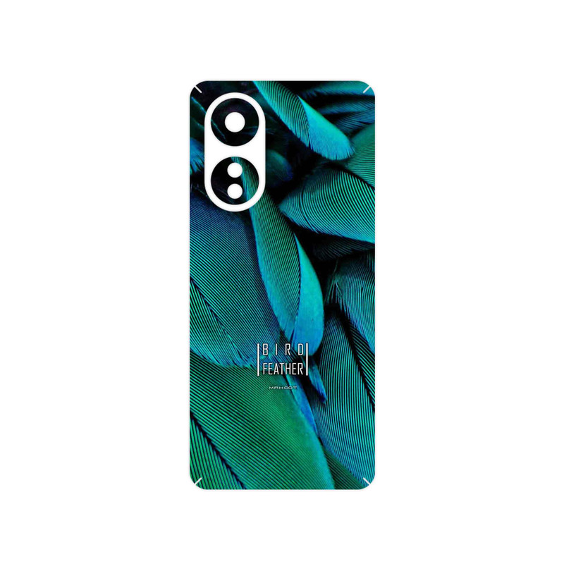 برچسب پوششی ماهوت مدل Green Feather مناسب برای گوشی موبایل اپو A58 4G