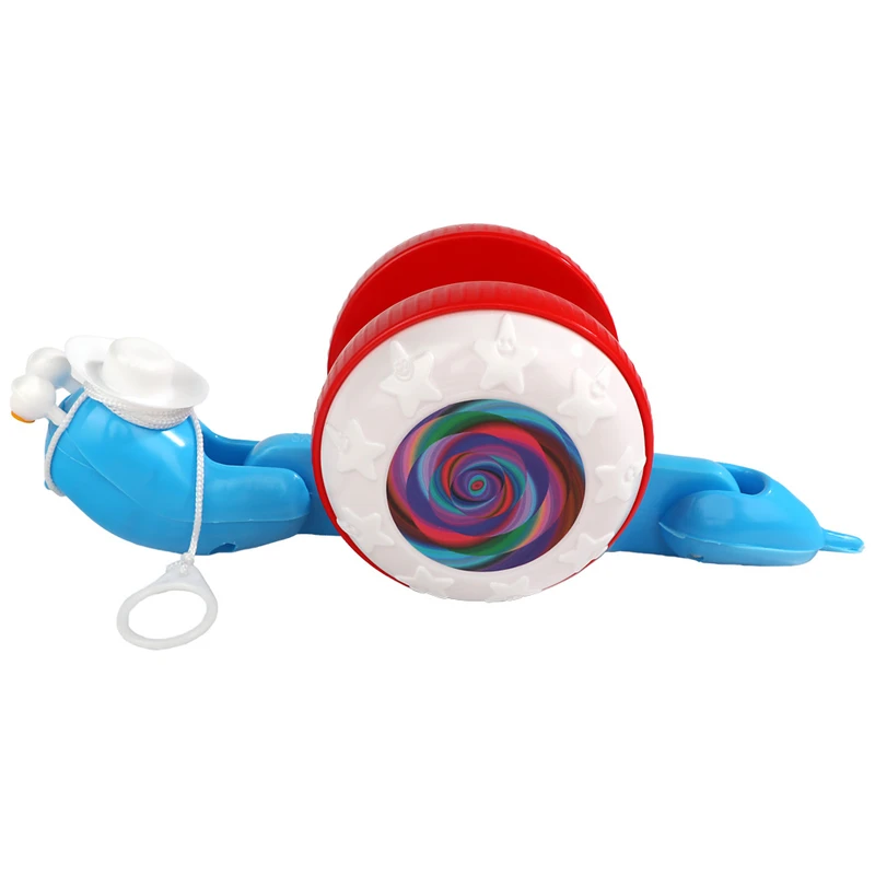 اسباب بازی مدل حلزون پلاستیکی نخ دار 