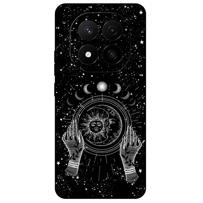 کاور مگافون طرح ماه و خورشید مدل 1892 مناسب برای گوشی موبایل شیائومی Redmi Note 14 Pro Plus 5G