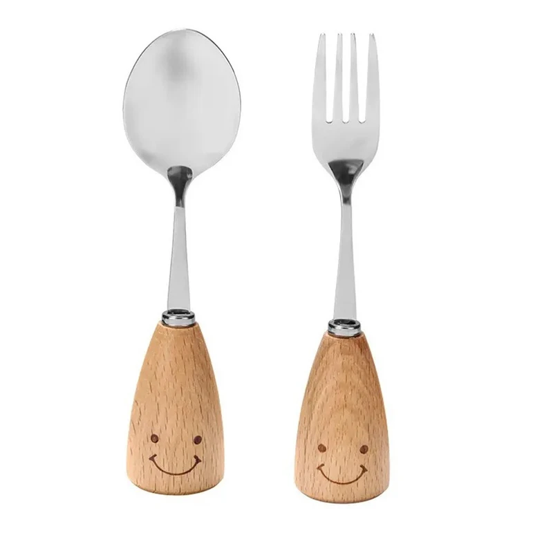 ست قاشق و چنگال کودک مدل لبخند کد DGQ30702003