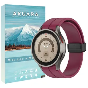 Akuara Silicone Magnet AC Band For Samsung Galaxy Watch 7 44mm