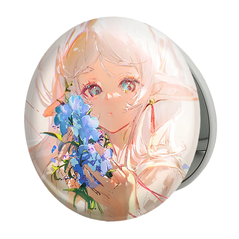 آینه جیبی خندالو طرح انیمه فریرن (Frieren) مدل تاشو کد 33956