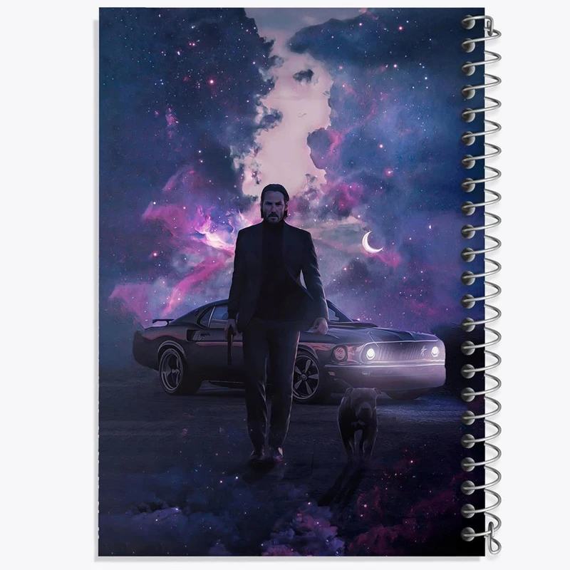 دفتر نقاشی 50 برگ خندالو مدل جان ویک John Wick کد 28561